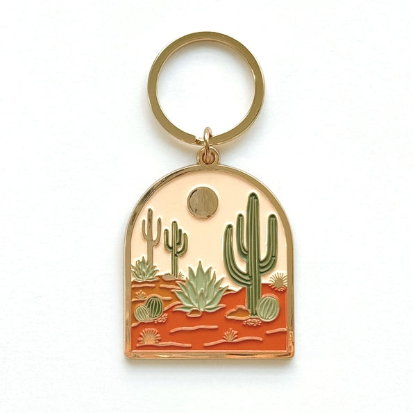 Warm Desert Arch Keychain