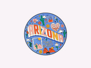 With Love From Arizona Sticker