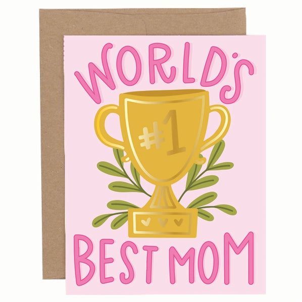 World's Best Mom Greeting Card