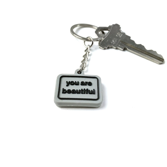 You Are Beautiful Mini Keychain