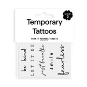 Self Love Affirmation Temporary Tattoos
