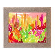 Technicolor Garden Art Print