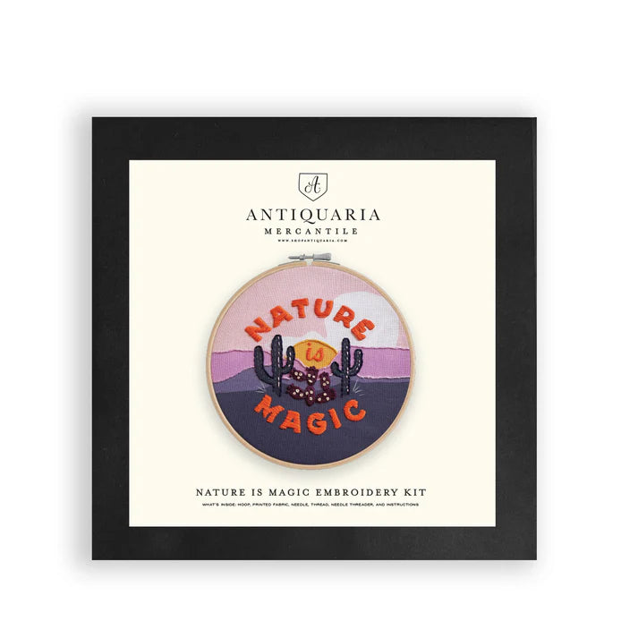 Nature Is Magic Premium Embroidery Kit, 6 Inch