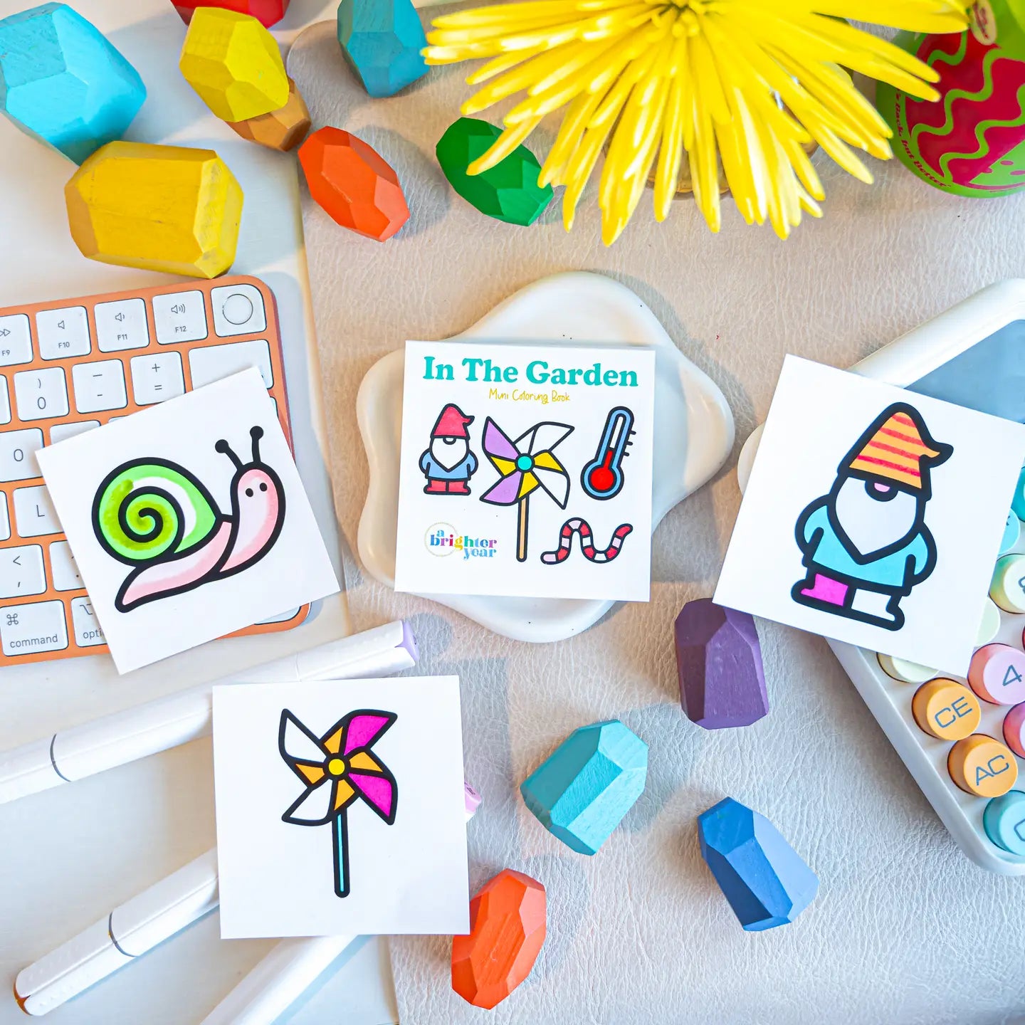In the Garden Mini Coloring Book