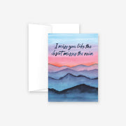 (C) Miss You Desert Card