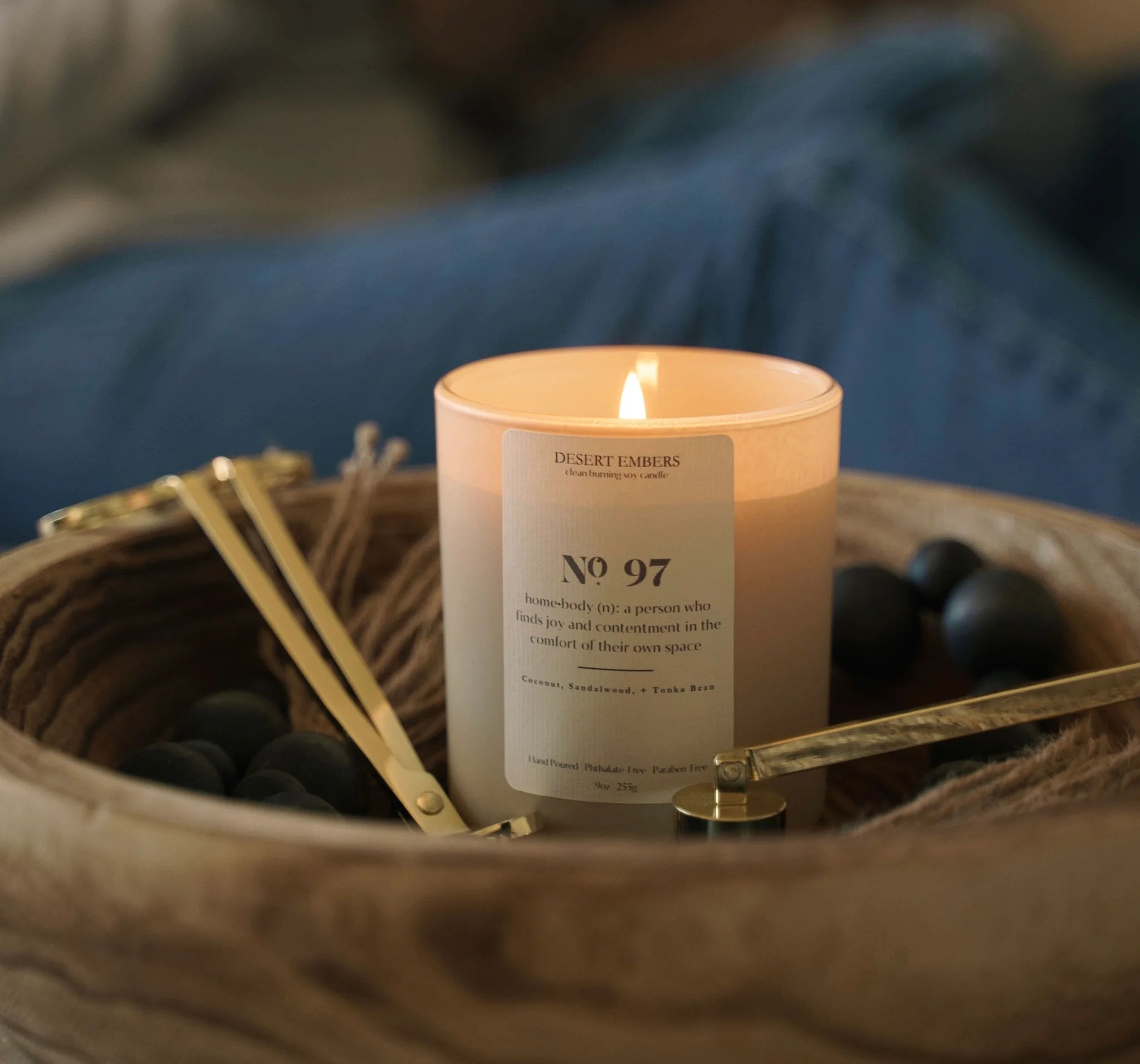 (C) Homebody Olive + Soy Candle 9oz