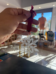 (C) Snowflake Ornament