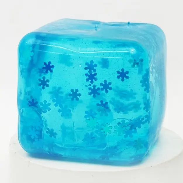 Snowflake Ice Cube Squishy Toy