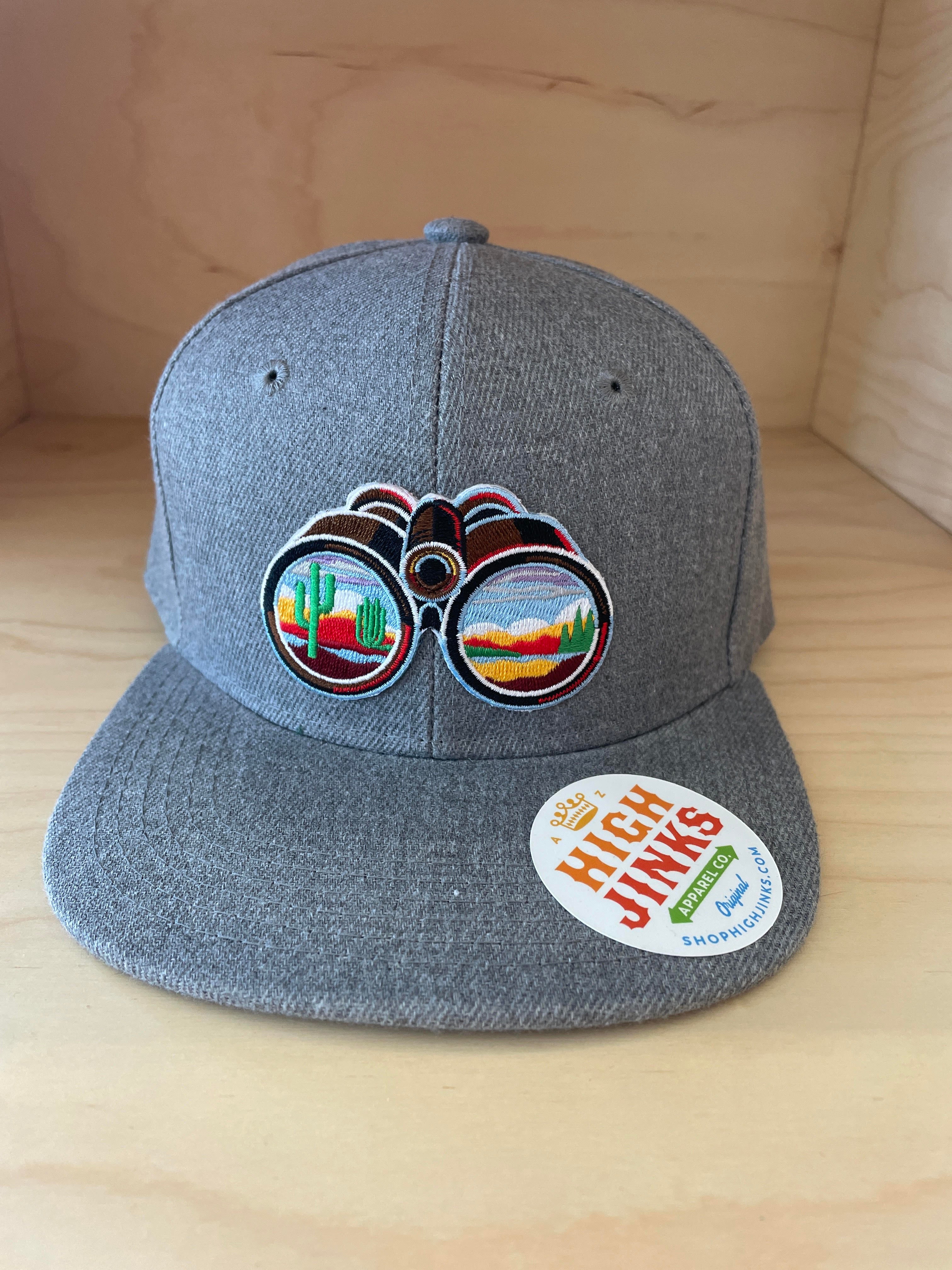 (C) Binoculars Youth Hat | Heather Gray