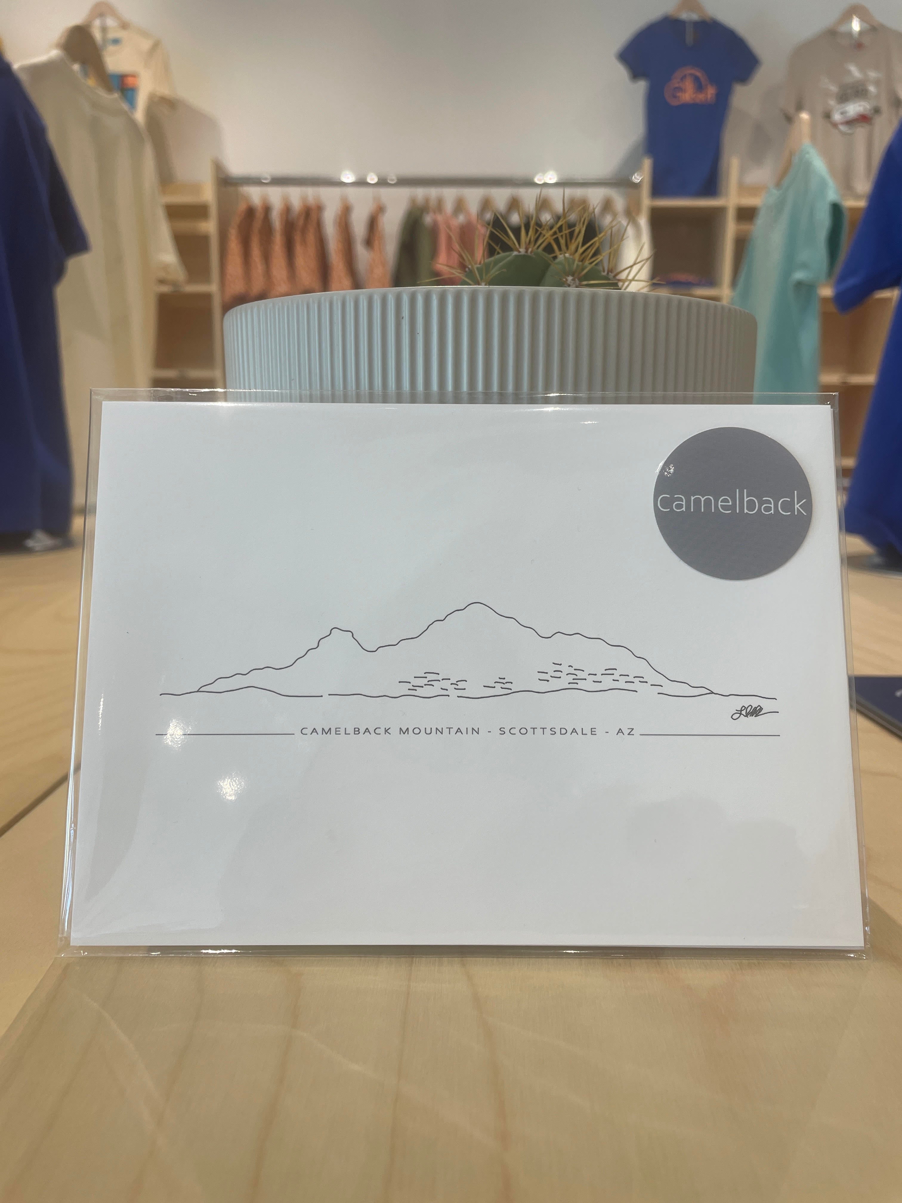 (C) 5x7 - Camelback Mtn Print - labeled