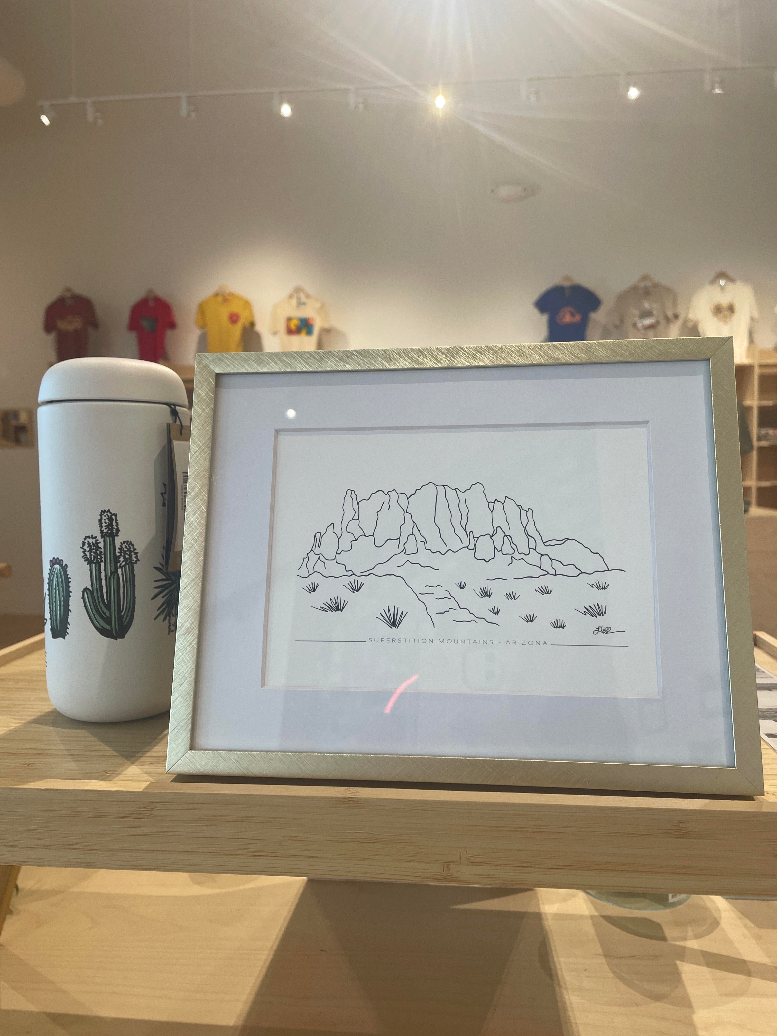 (C) Framed Print - Metal