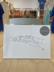 (C) 5x7 - Four Peaks Print