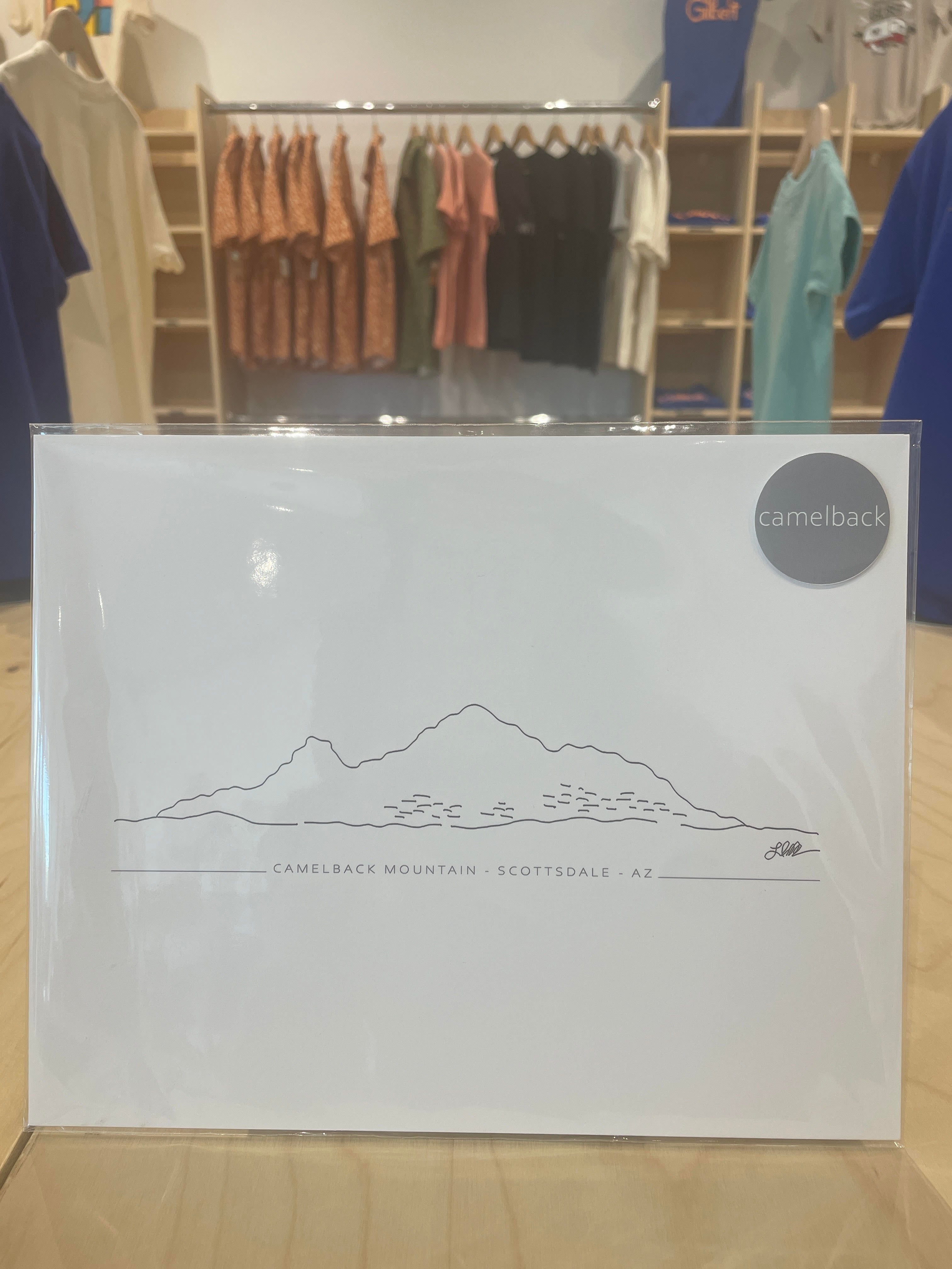 (C) 8x10 - Camelback Mtn Print - labeled