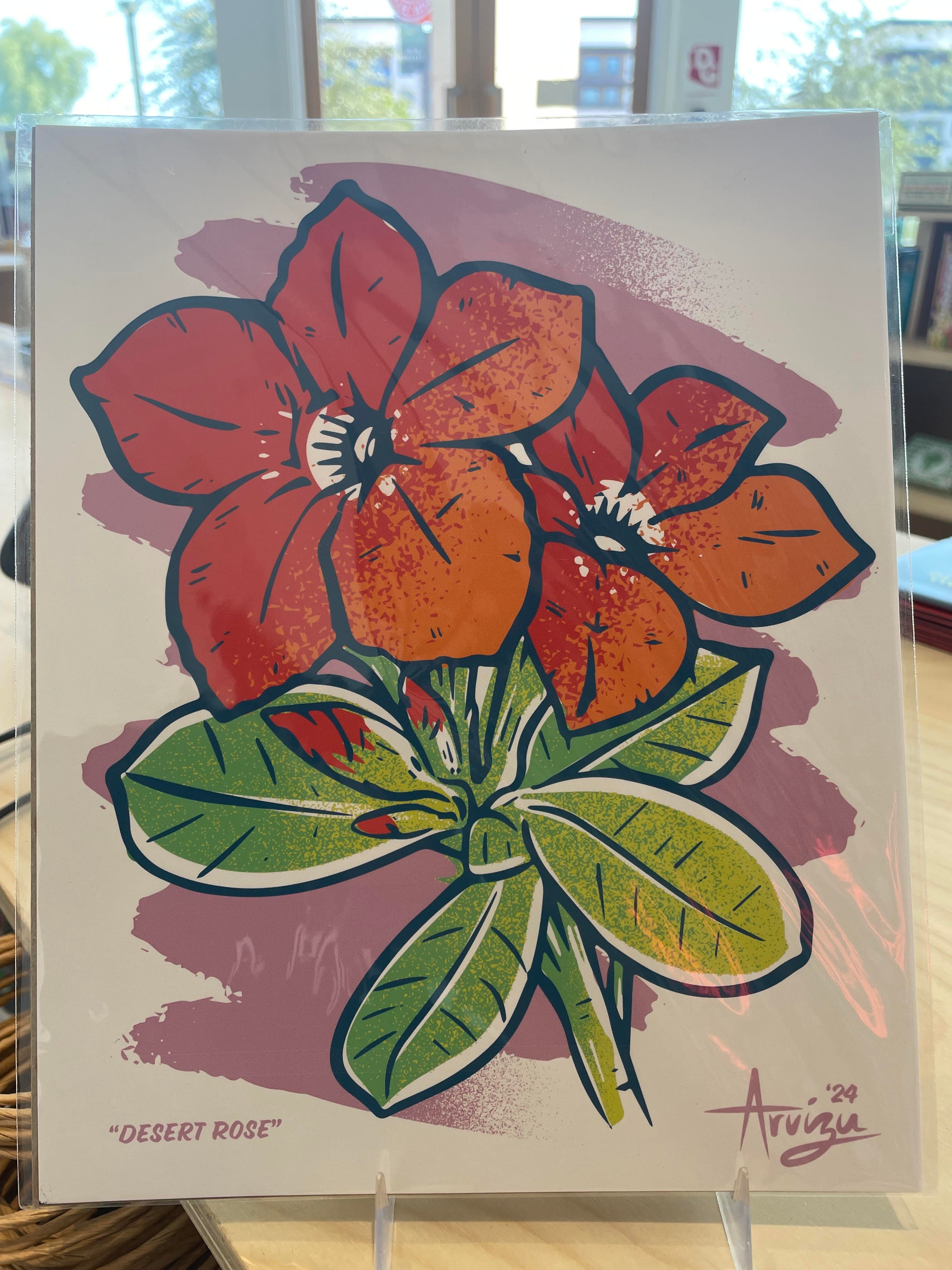 (C) Desert Rose Art Print