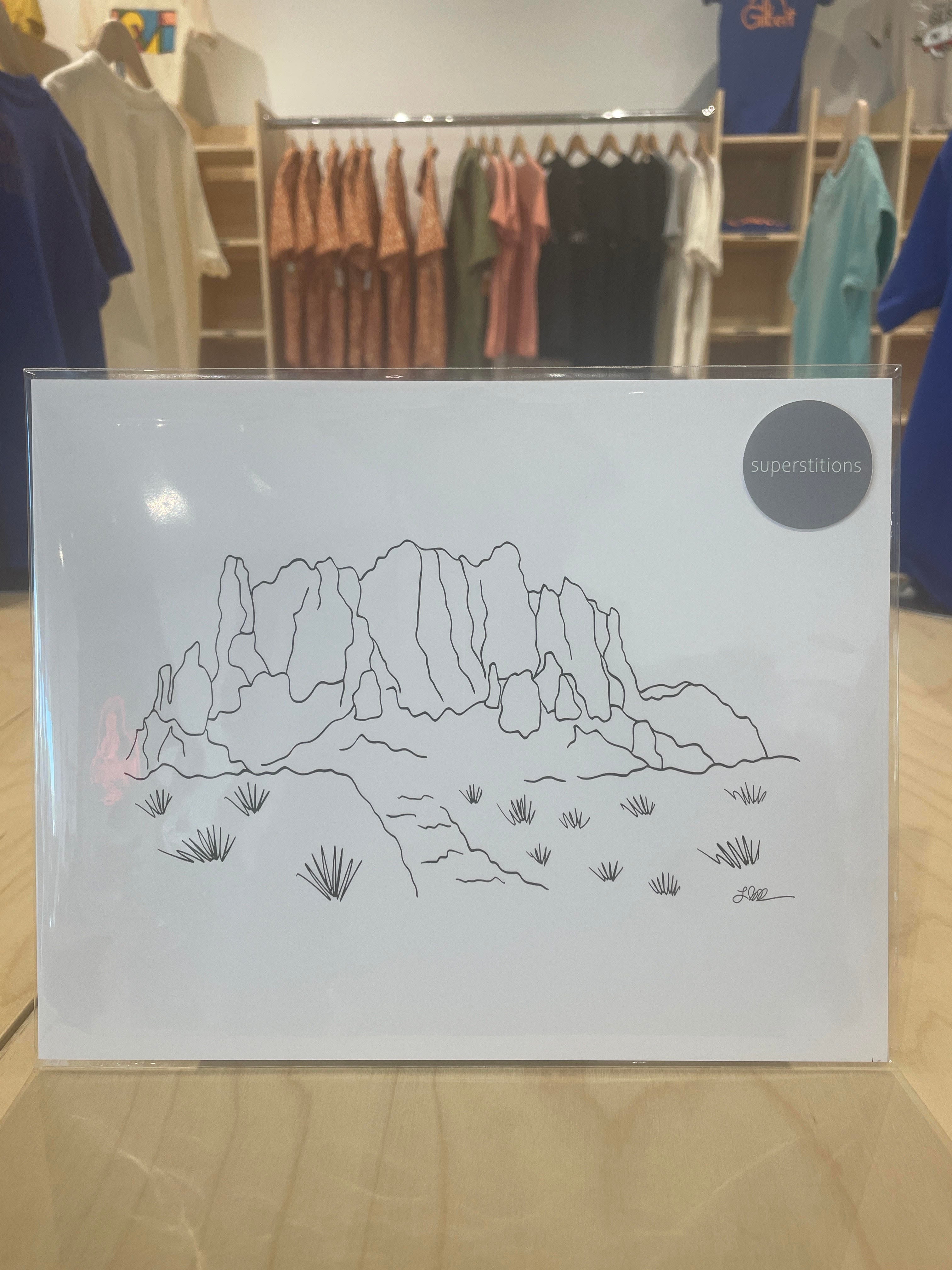 (C) 8x10 - Superstition Mtns Print