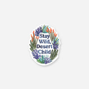 (C) Stay Wild Desert Child Sticker