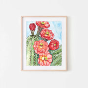 (C) Claret Cup Cactus Art Print