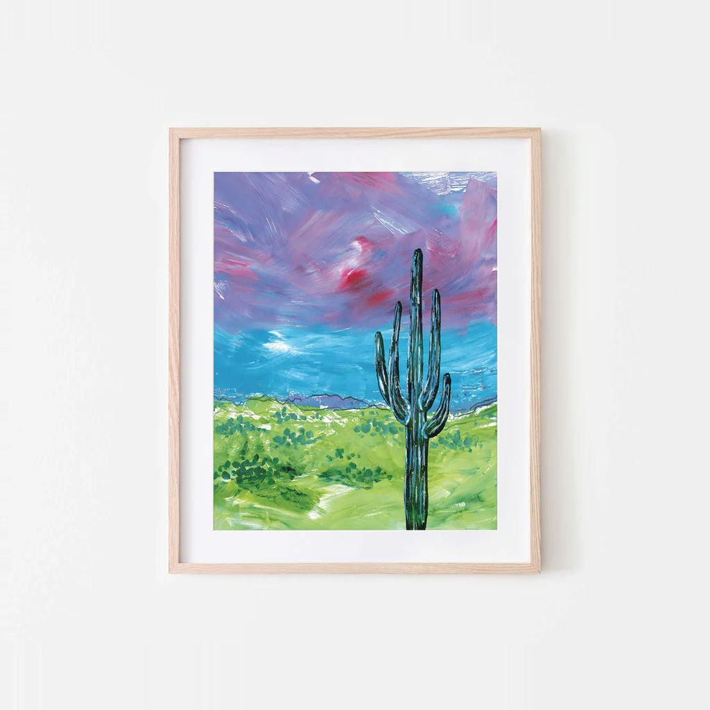 (C) Moody Monsoon Art Print
