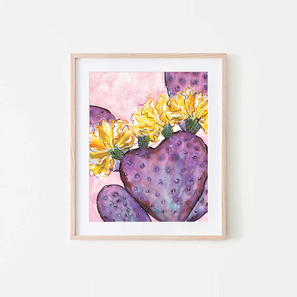 (C) Prickly Heart Art Print
