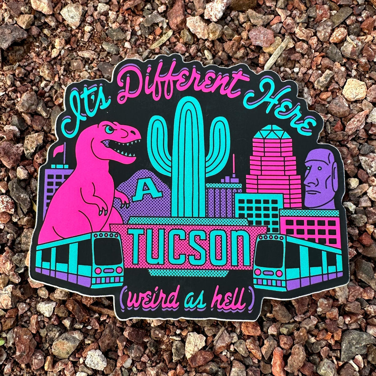 Tucson Weird Sticker