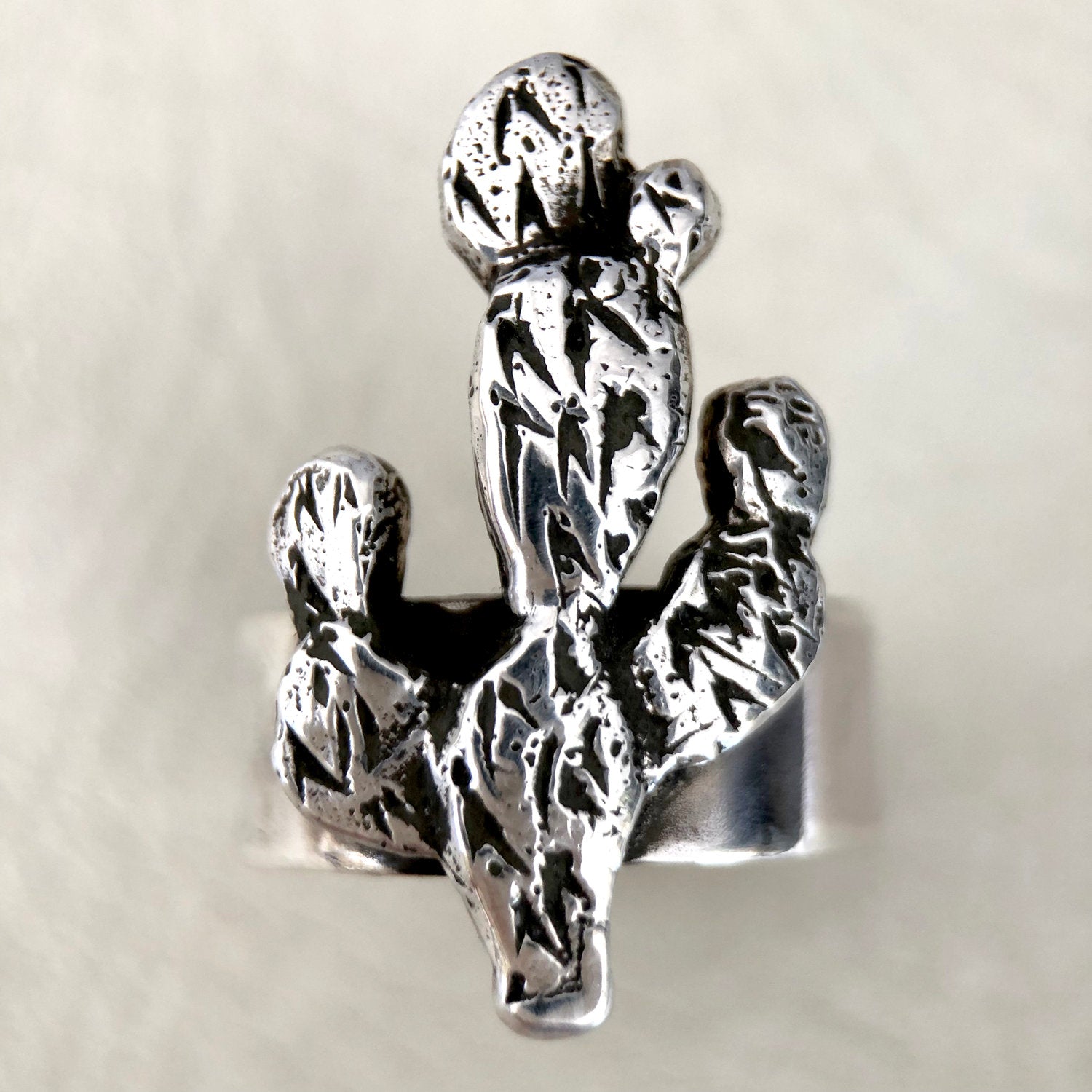 Prickly Pear Ring | Silver