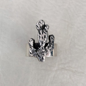 Prickly Pear Ring | Silver
