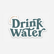 Drink Water Sticker