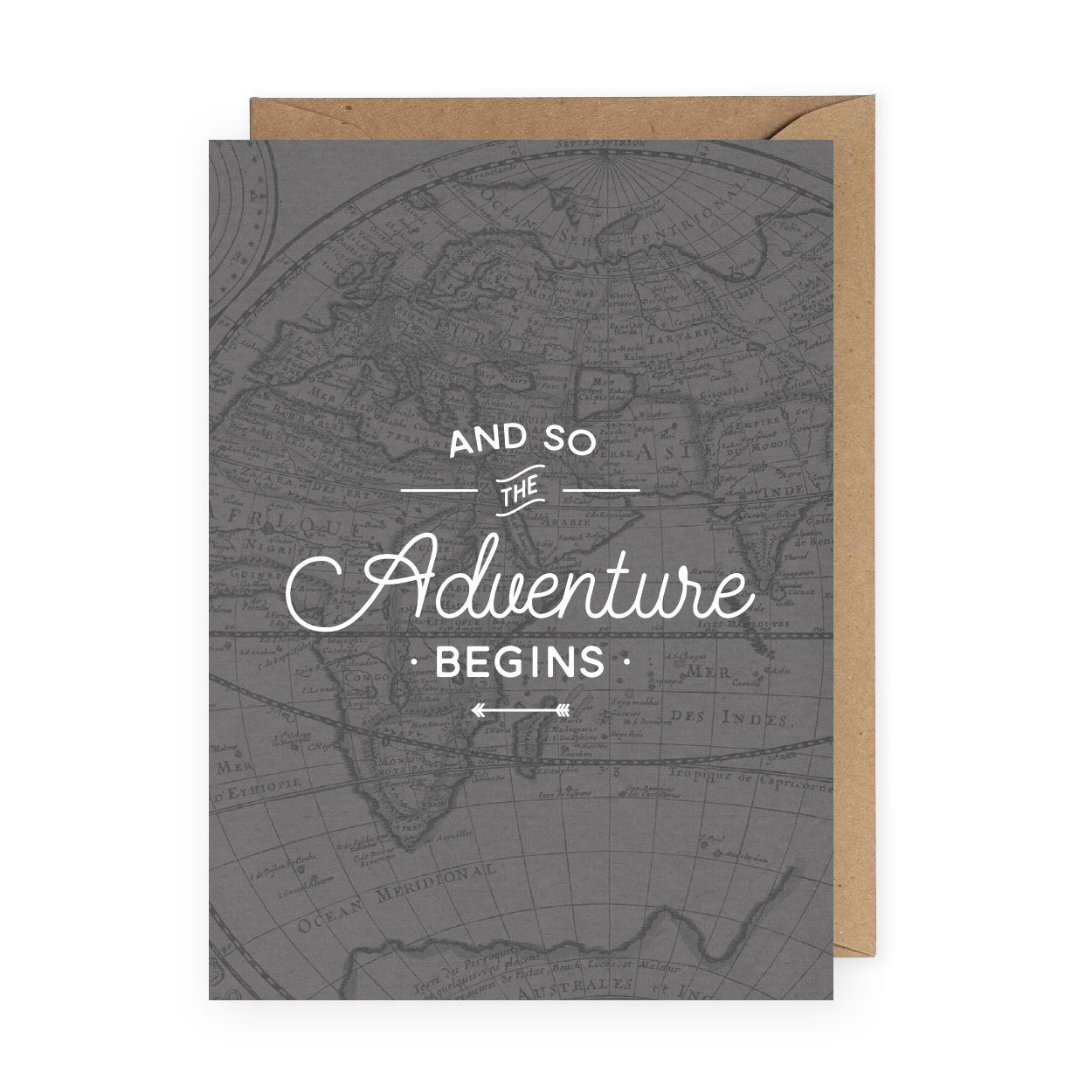 Adventure Begins Greeting Card