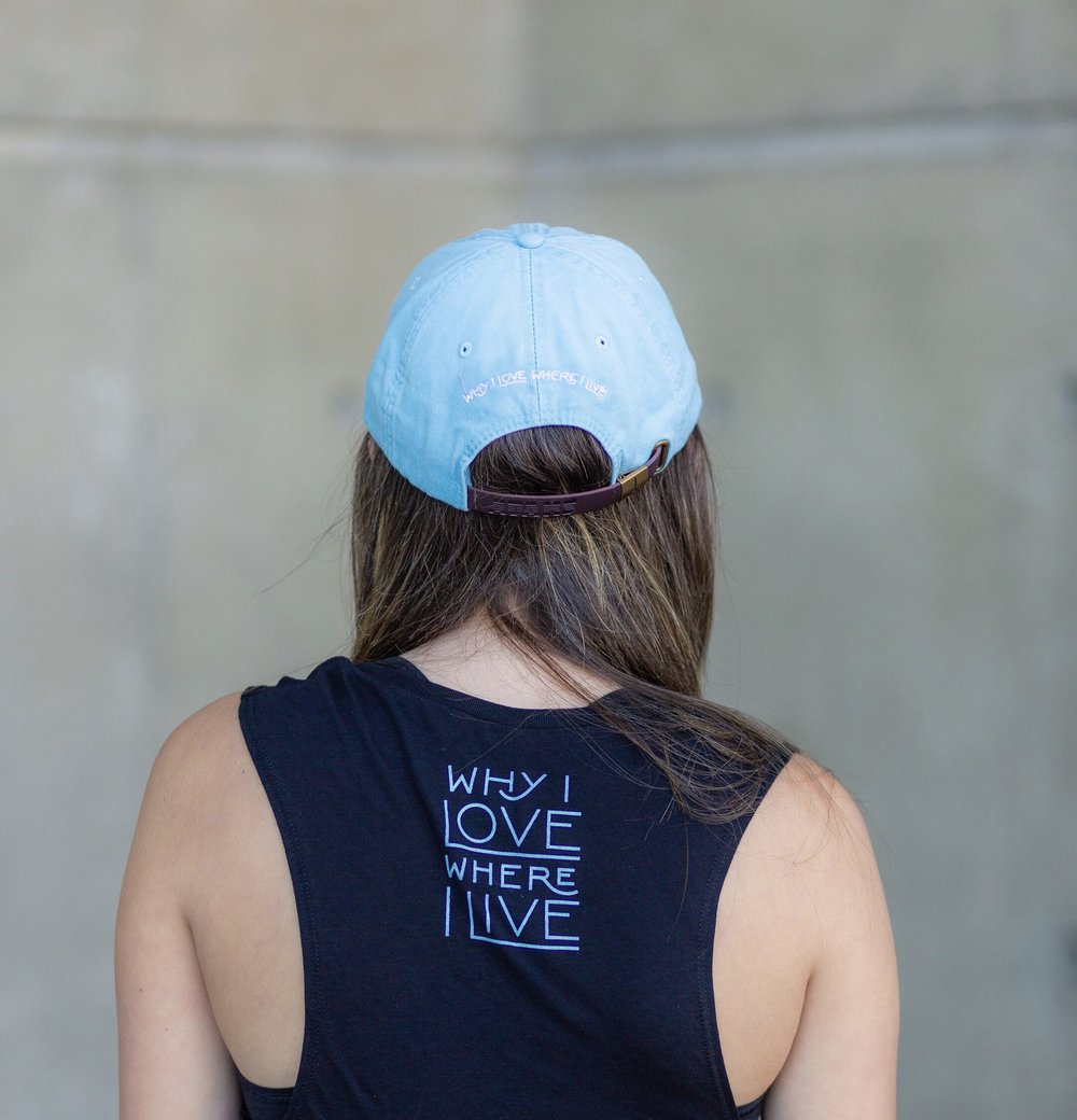 Cactus Dad Hat | Light Blue