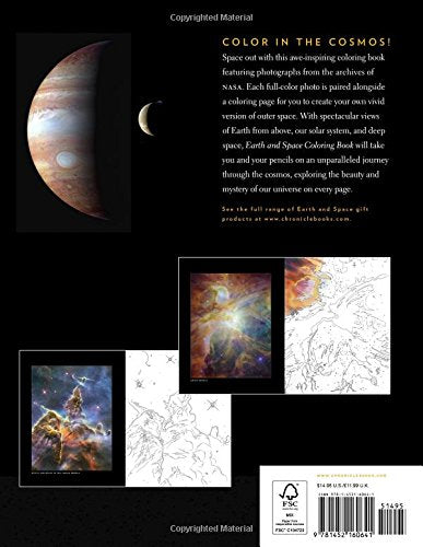 Earth and Space Coloring Book: Featuring Photographs from the Archives of NASA