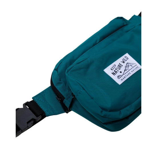 Keep Nature Wild Recycled Fanny Pack | Teal