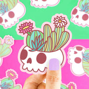 Skull Garden Sticker
