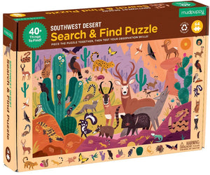 Southwest Desert Search and Find Puzzle, 64 Pieces, 23” x 15.5”