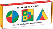 Frank Lloyd Wright Geometric Shapes Wooden Tray Puzzle