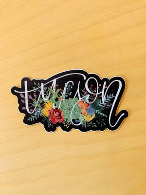Tucson Floral Sticker by Selah and Bloom