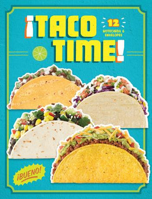 Taco Time - 12 Notecards and Envelopes