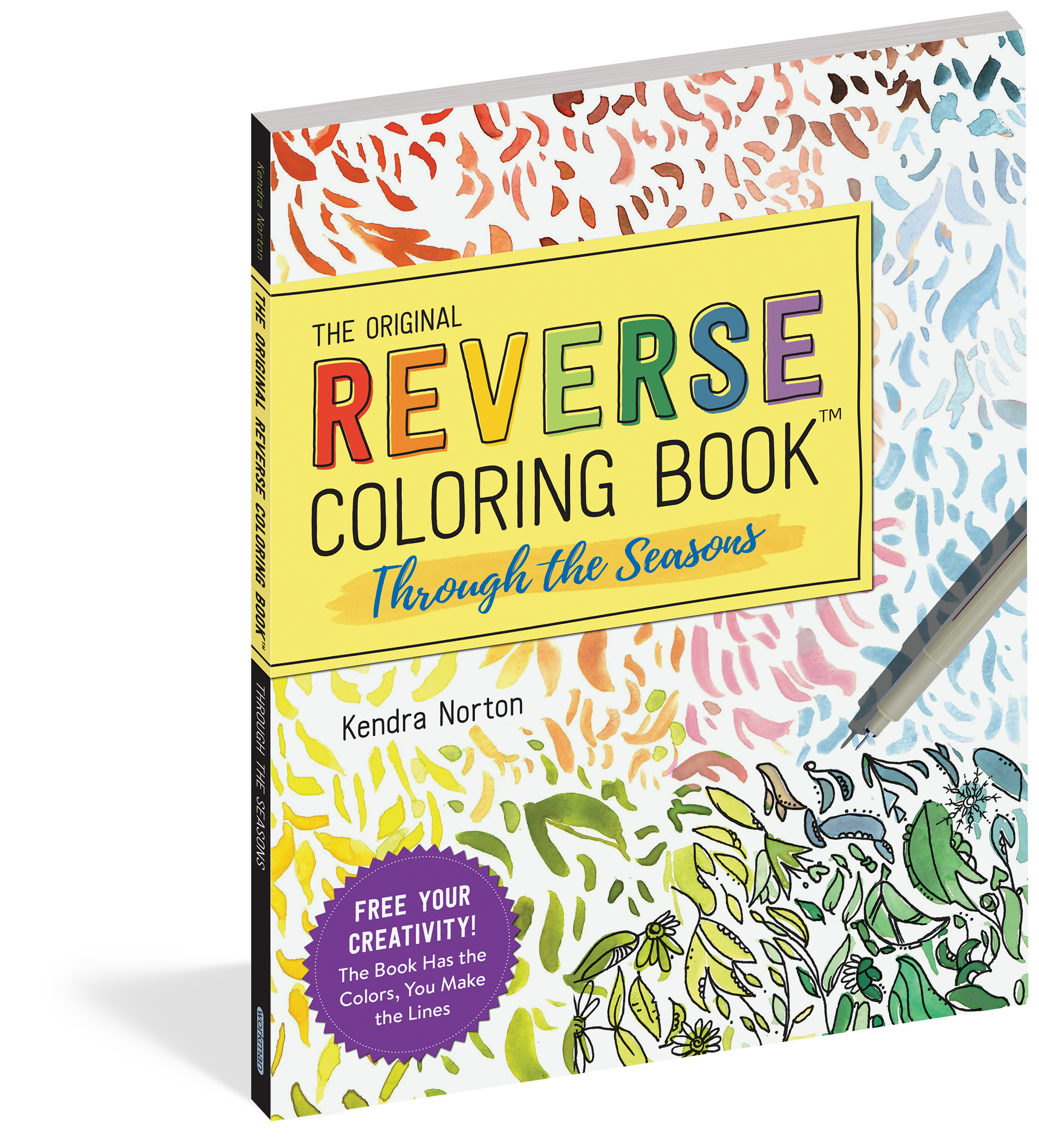 The Reverse Coloring Book: Through the Seasons