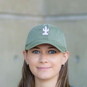 Cactus Dad Hat | Olive Green
