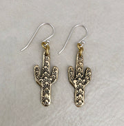 Saguaro Earrings | Brass