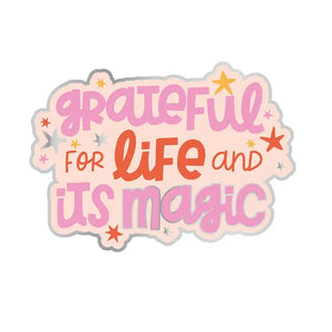 Grateful for Life Sticker