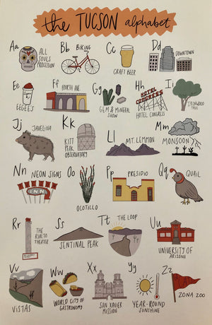 Tucson Alphabet Print