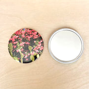 Pink Flowers Mirror