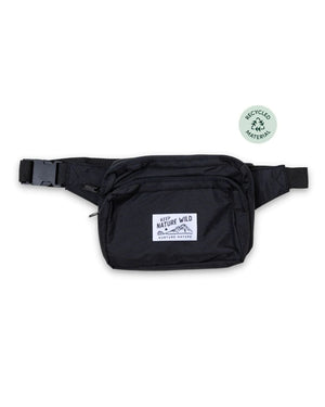 Keep Nature Wild Recycled Fanny Pack | Black