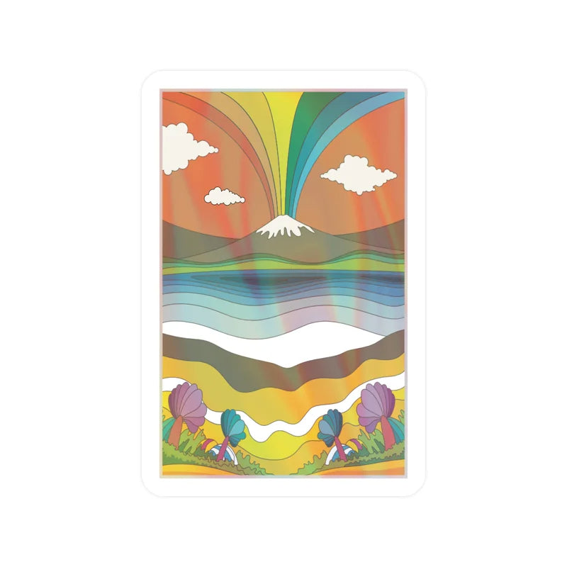 Rainbow Explosion Holographic Sticker