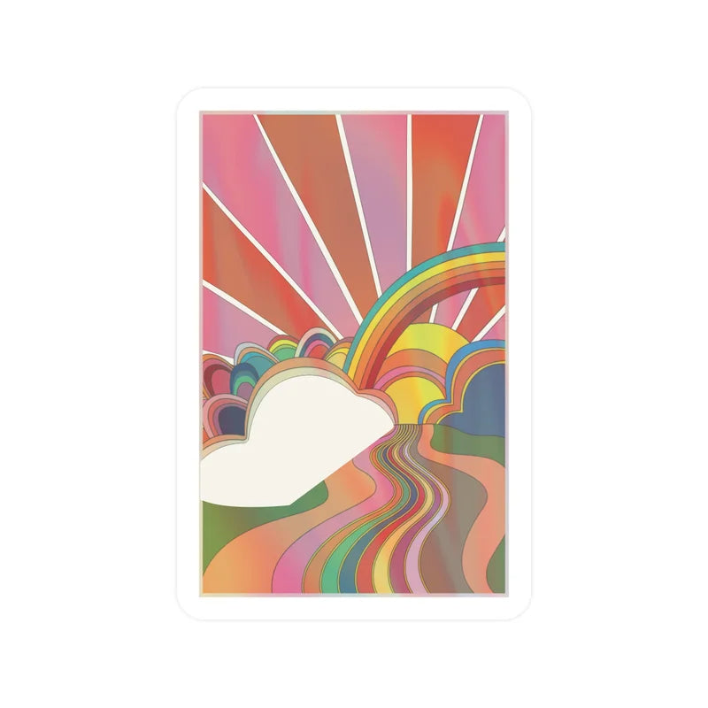 Sherbet Sky Holographic Sticker