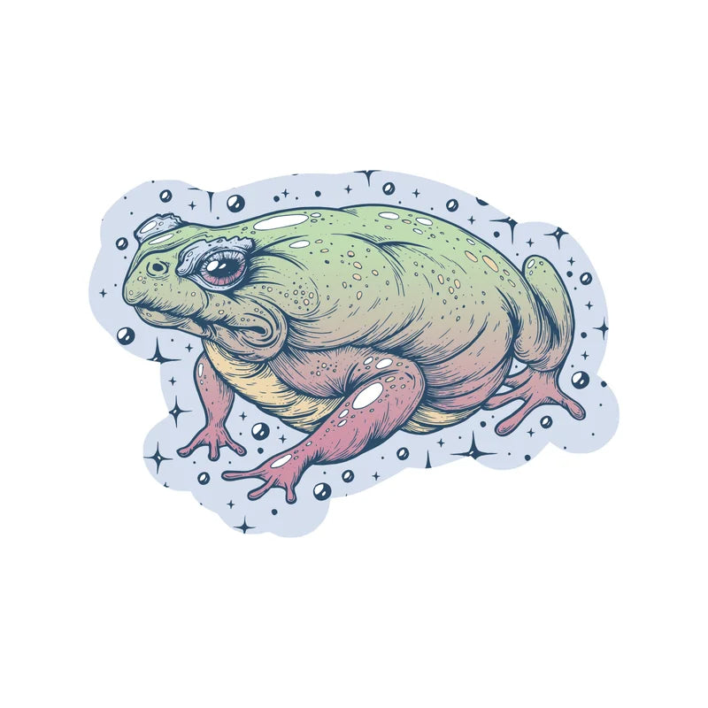 Toad-ally Rad Sticker
