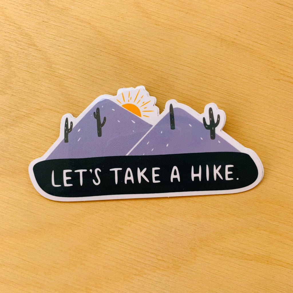 Let's Take a Hike Sticker