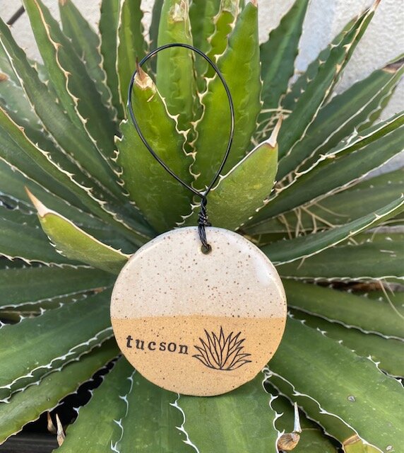 Tucson Agave Ceramic Rustic Ornament