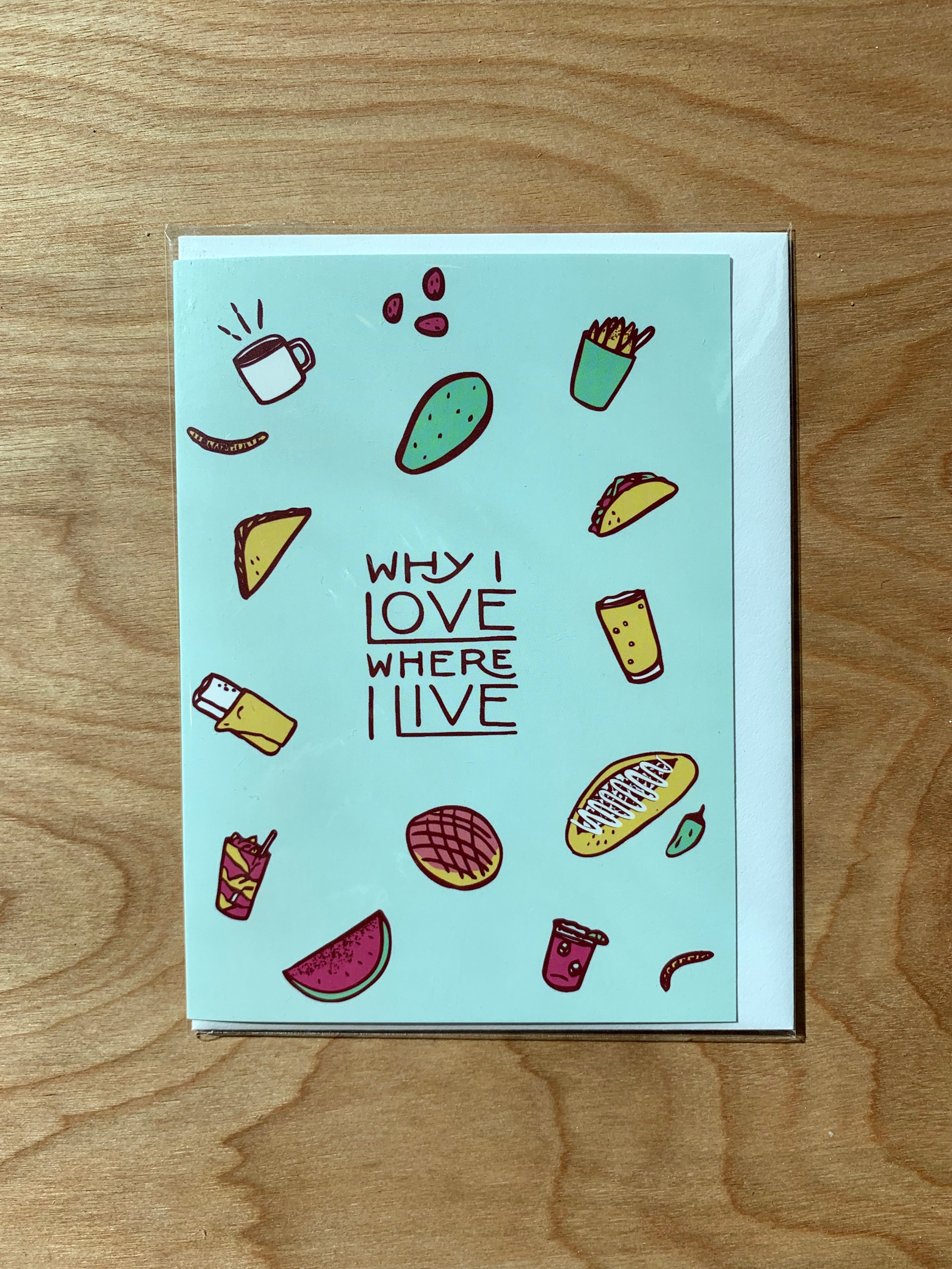 Tucson Food Greeting Card
