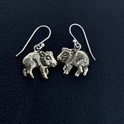 Javelina Earrings | Brass
